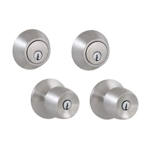 Defiant Brandywine Stainless Steel Bed and Bath Door Knob T8610B