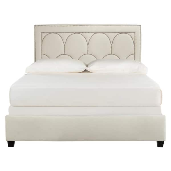 SAFAVIEH Solania White/Cream Queen Bed