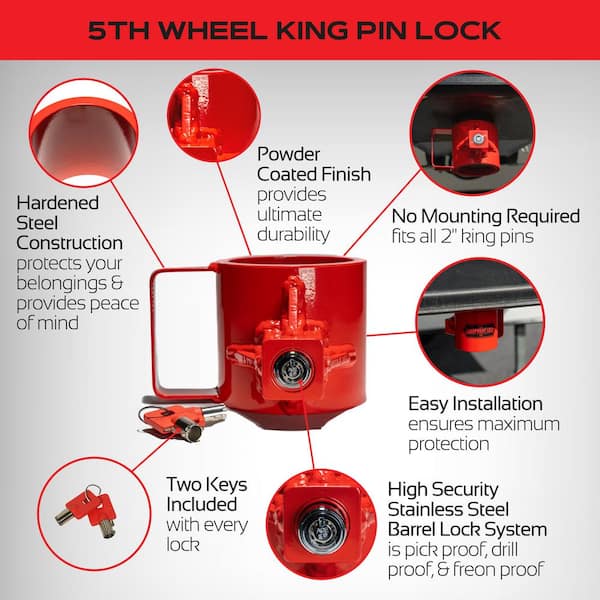 Curt King Pin 5th Wheel Lock 23255