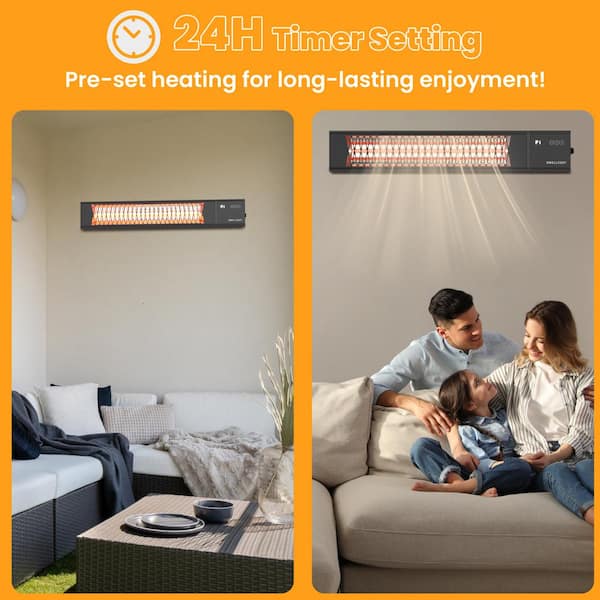 Tall Patio Heaters With Tripod Stand, Outdoor Freestanding