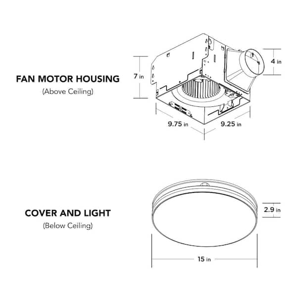 UL Electric hot Bathroom Fan used working