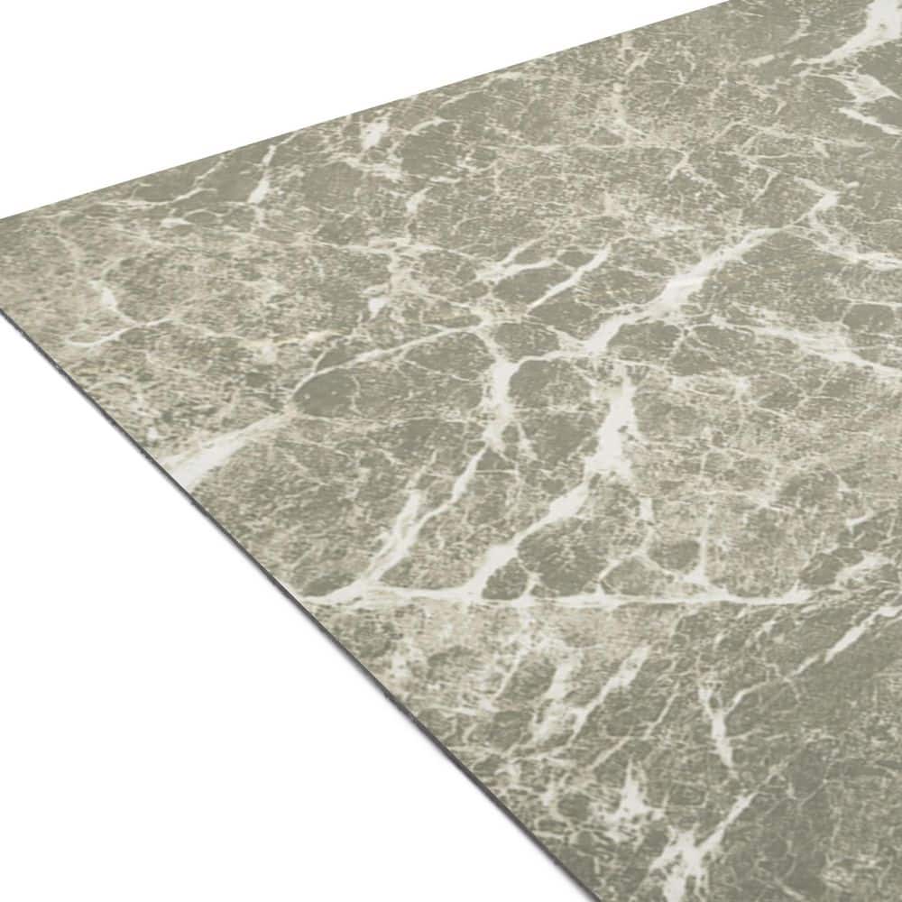 Gray Marble Self-Adhesive 12-Inch Vinyl Floor Tiles, 20-Pack