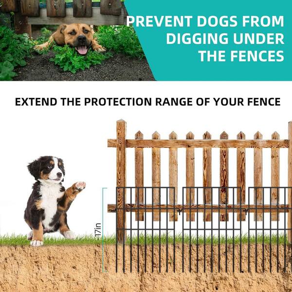 Justincity 17 Outdoor Animal Barrier Fence Panel with 25in