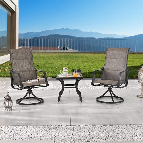3-Piece Metal Outdoor Bistro Set