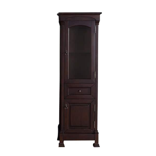 Brookfield 20.50 in. W x 16.3 in. D x 65 in. H Double Door Floor Cabinet in Burnished Mahogany
