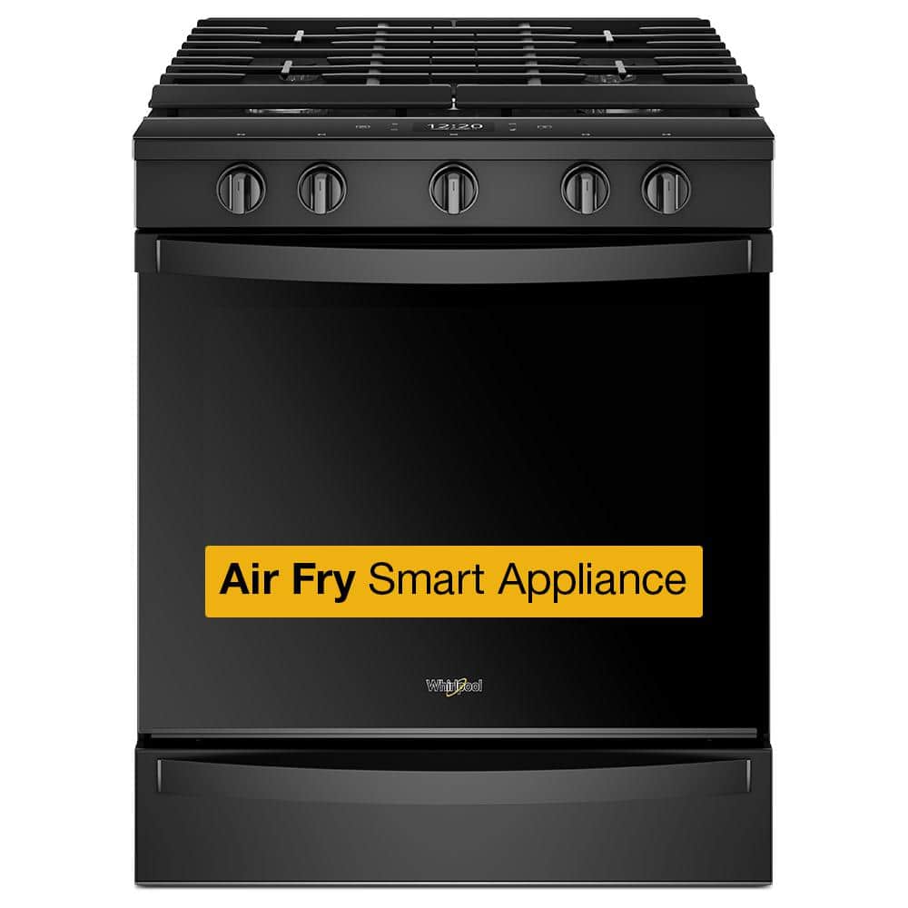 Whirlpool Gas Range (WEG750H0HB) - Black