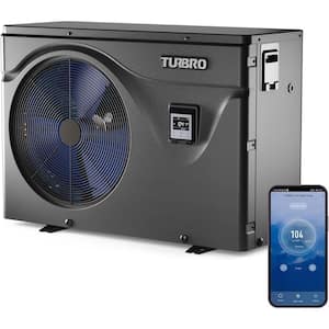 75,000 BTU Inverter Swimming Pool Heat Pump for Above and In Ground Pools and Spas, All Electric Heater, Beluga B75V