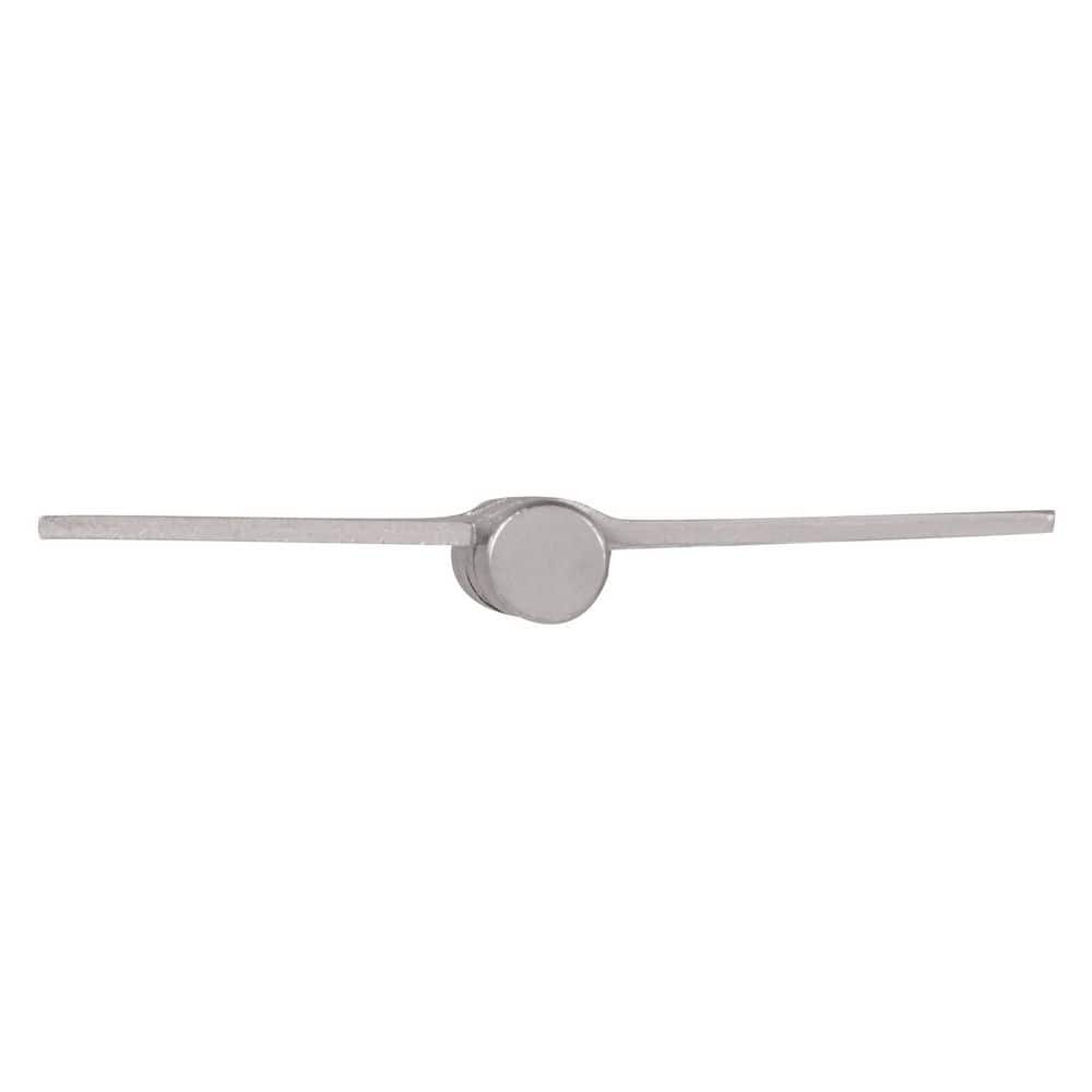 Brushed Nickel 3.5 Inch Square Corner Door Hinges - 3 Pack