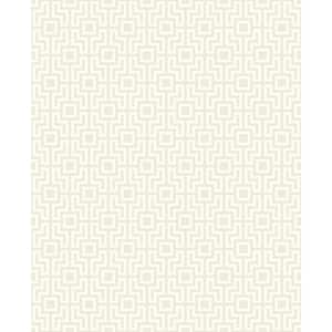 Boxwood Neutral Geometric Paper Strippable Wallpaper (Covers 56.4 sq. ft.)