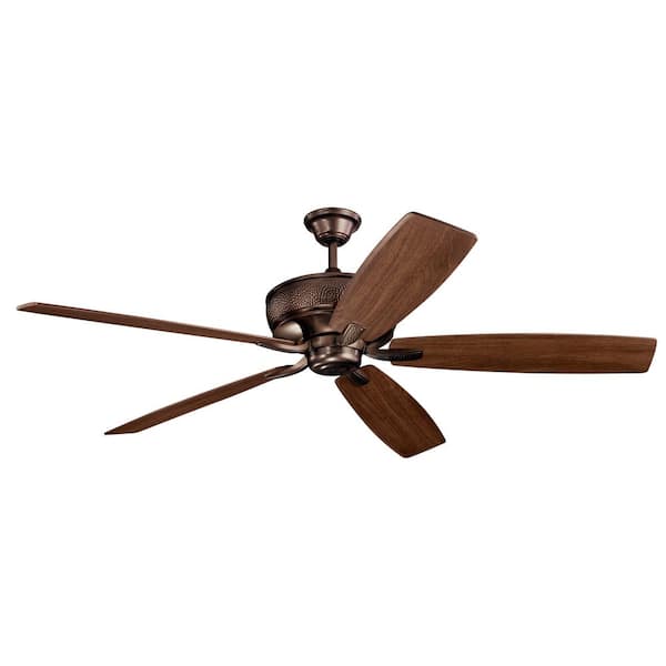 Monarch 70 in. Indoor Oil Brushed Bronze Downrod Mount Ceiling Fan with Wall Control Included for Living Rooms