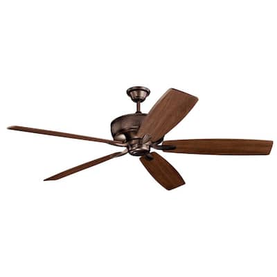 Monarch 70 in. Indoor Oil Brushed Bronze Downrod Mount Ceiling Fan with Wall Control