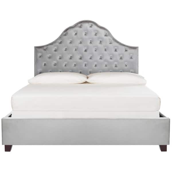 SAFAVIEH Beckham Gray Full Upholstered Bed