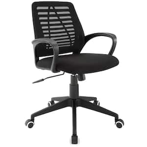 VECELO Fabric Office Chair High Back Ergonomic Adjustable Headrest Armrest  Mesh Lumbar Support Task Chair in Gray with Arms KHD-OC02-GRY - The Home  Depot