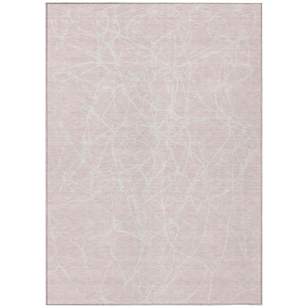 Chantille Machine Washable Indoor/Outdoor Abstract ACN2826 Pink 8 ft. x 10 ft. Area Rug price history on PriceWatchPro