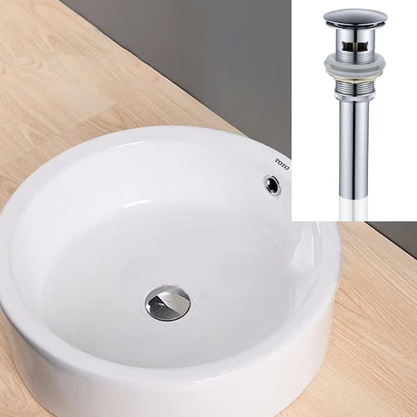 Non-Threaded Bathtub Flip-Top Drain Stopper with Snap-In Flange