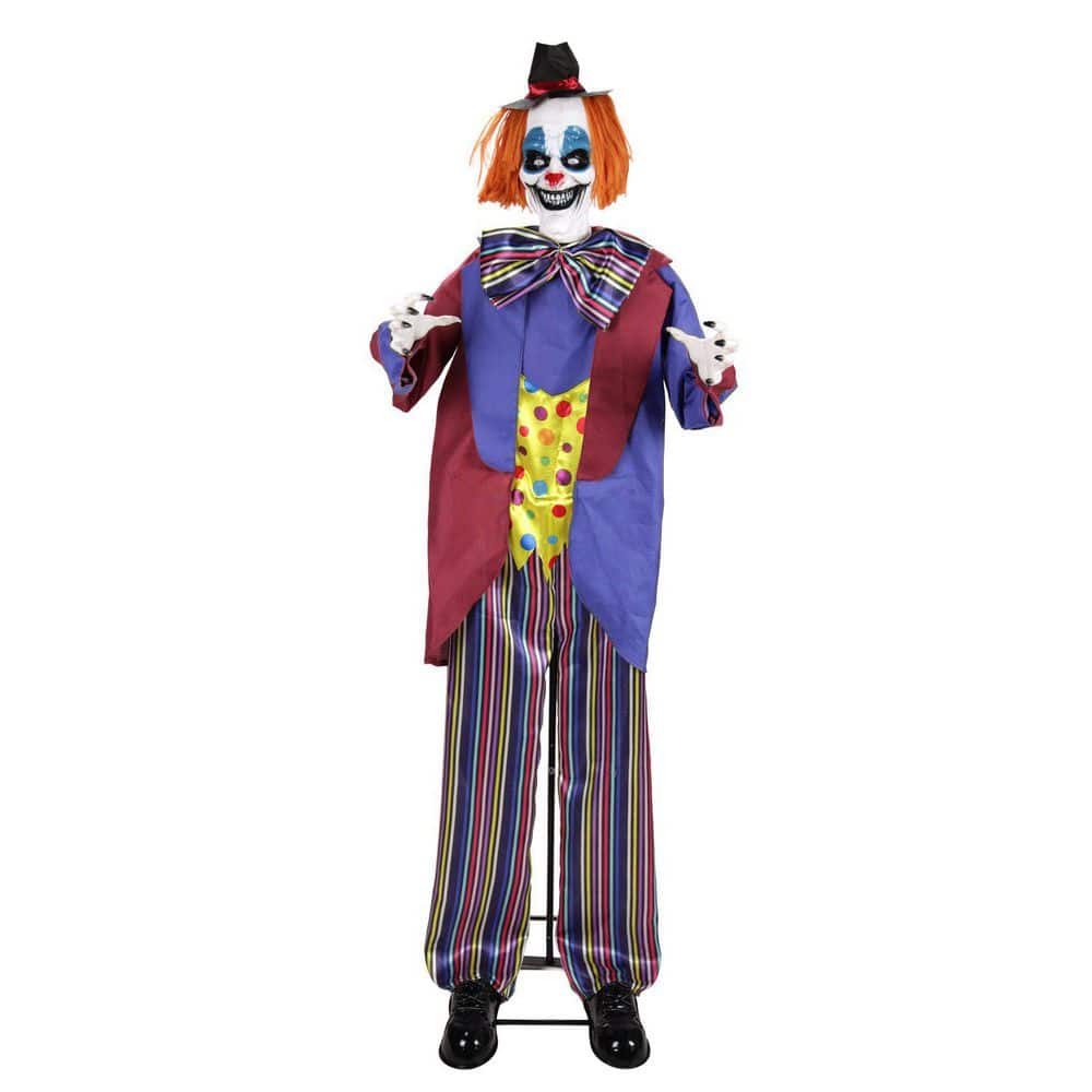 5.9 ft. Animated LED Standing Clown Halloween Animatronic price history on PriceWatchPro