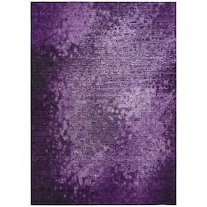 Chantille ACN565 Purple 5 ft. x 7 ft. 6 in. Machine Washable Indoor/Outdoor Geometric Area Rug