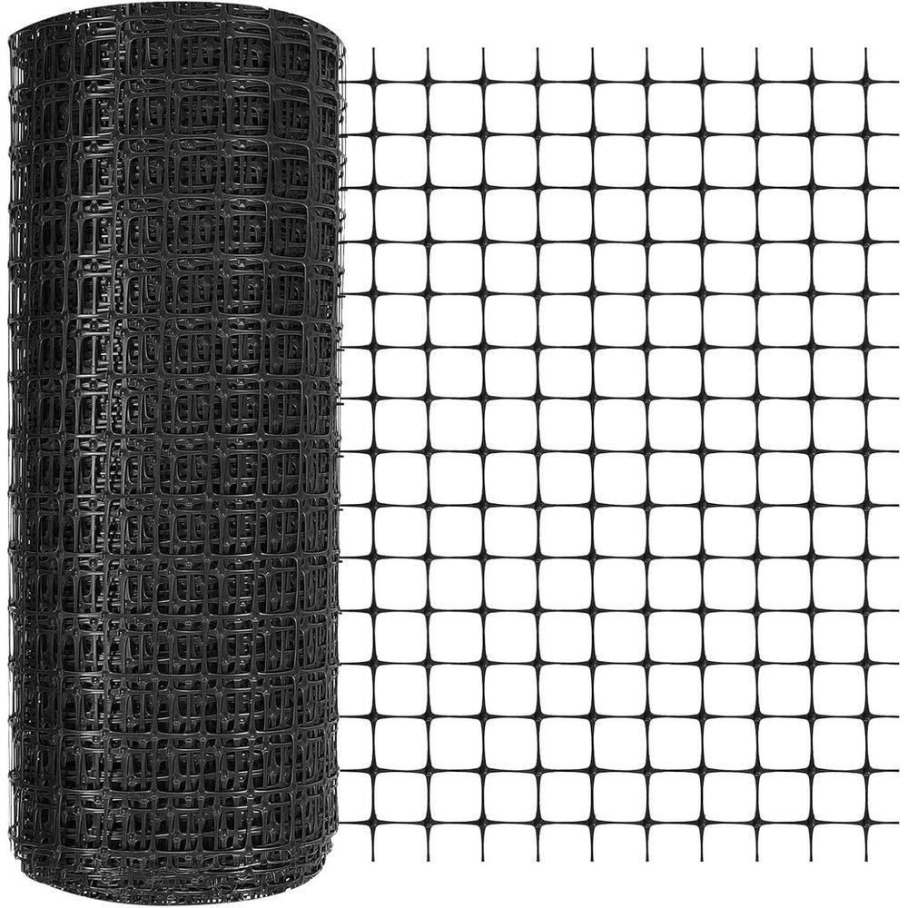 2 in. 164 ft. Plastic Mesh Fence Safety Barrier Netting for Construction Animal Garden Pool Temporary Fencing Black price history on PriceWatchPro