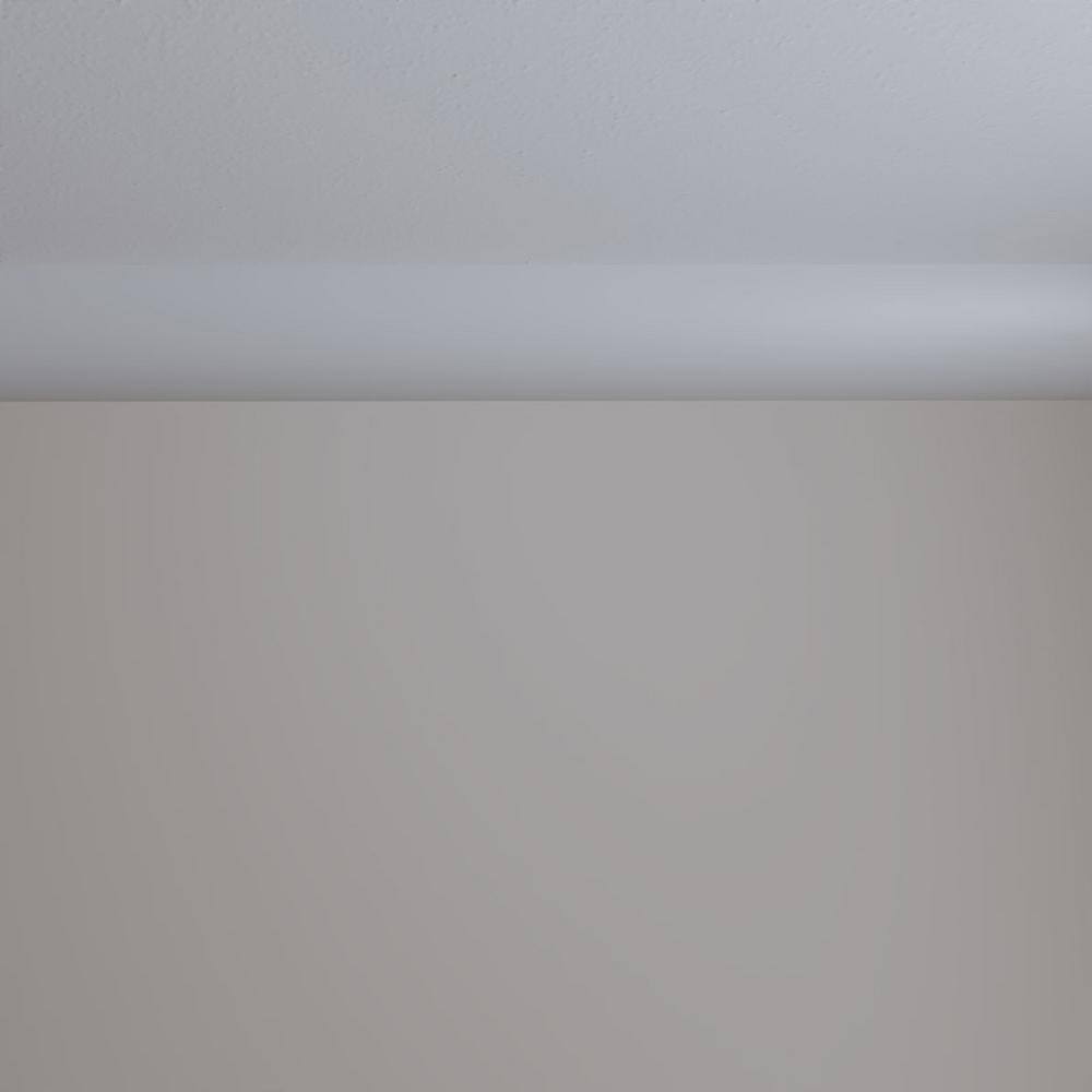 Primed White Polyurethane Geometric Crown Moulding Sample