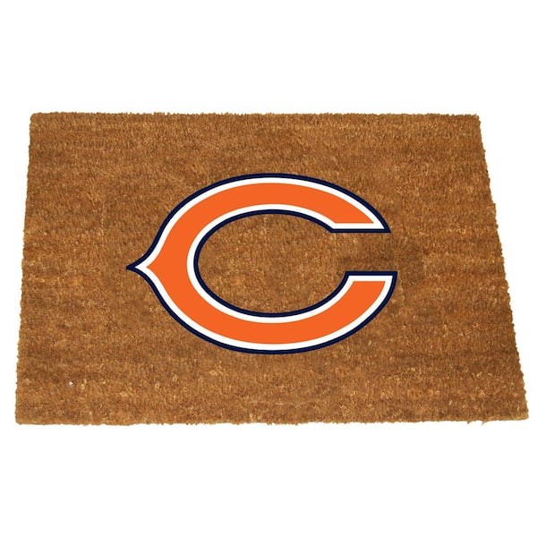 The Memory Company Chicago Bears 19.5 in. x 29.5 in. Coir Fiber Colored Logo Door Mat