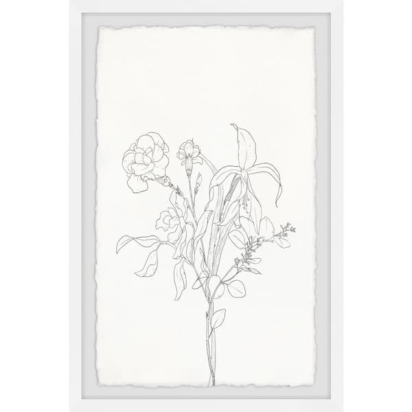 Bouquet Of Flowers Flowers Cute Flowers Outline Drawing Line Vector  Illustration Isolated On White Background Design Of Invitations Wedding Or  Greeting Cards Stock Illustration - Download Image Now - iStock