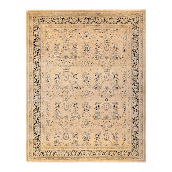 Solo Rugs Mogul One-of-a-Kind Traditional Beige 8 ft. 2 in. x 10 ft. 6 in. Oriental Area Rug