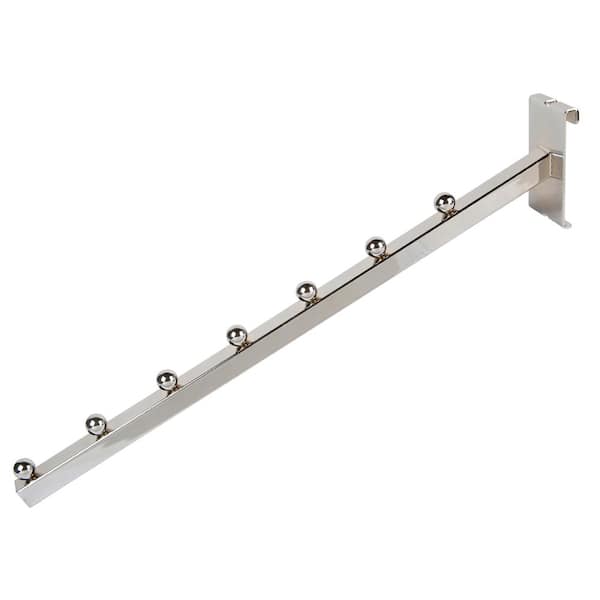 Econoco 18 in. Chrome 7-Ball Arm for Hangers (Pack of 24)