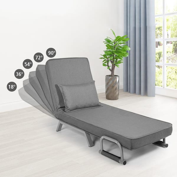 Folding lounge best sale chair sofa bed