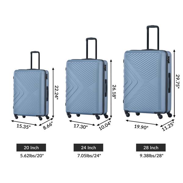 28 inch lightweight spinner luggage