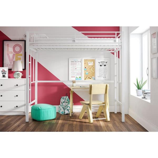 Nova Simple Modern Kids Bedroom Furniture Children Bed White