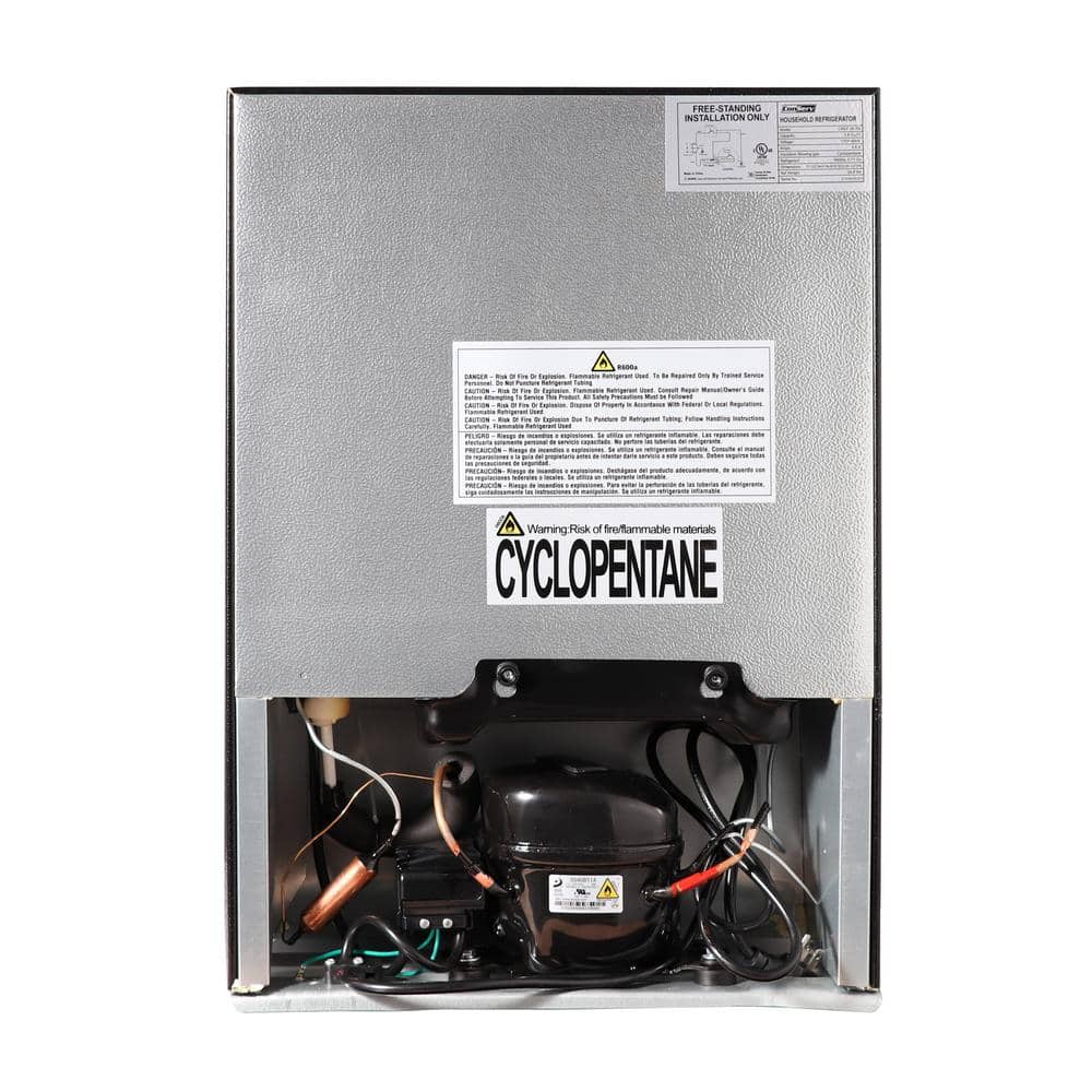 Compact Stainless Steel 2.6 cu.ft. RV Refrigerator