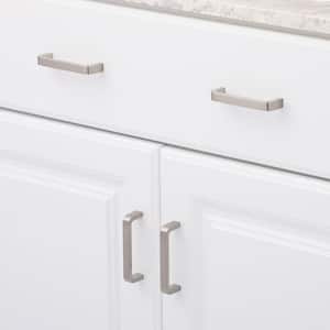 Arlington Collection 3 1/2 in. (89 mm) Brushed Nickel Modern Cabinet Bar Pull