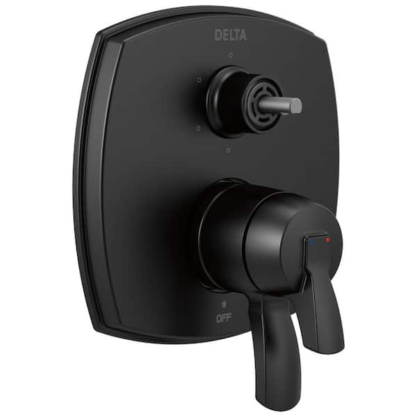 Stryke 3 Handle Diverter Valve Trim Kit in Matte Black (Valve and Diverter Handle Not Included)