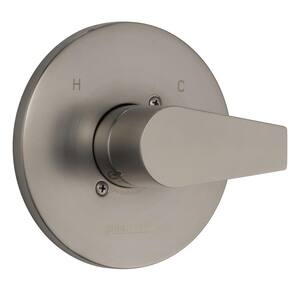 Xander 1-Handle Wall Mount Valve Trim Kit in Brushed Nickel (Valve Not Included)