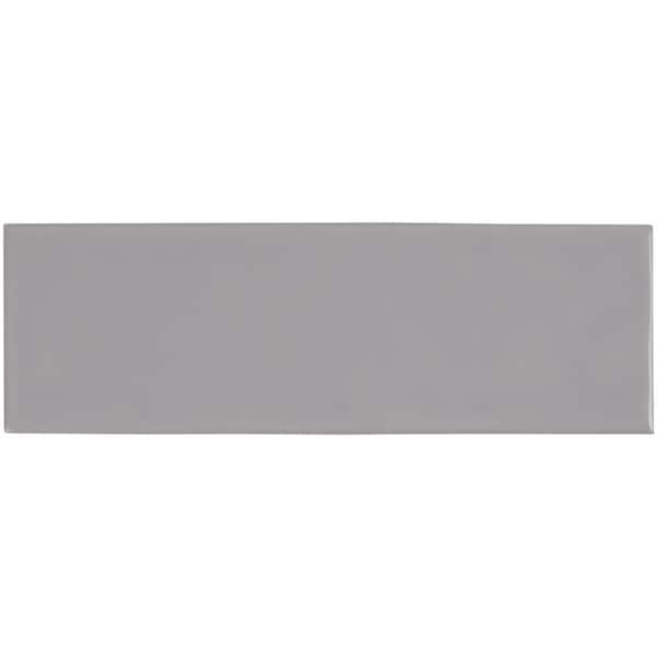 MSI City Grigio 4 in. x 12 in. Glossy Ceramic Gray Subway Tile (0.33 sq. ft.)