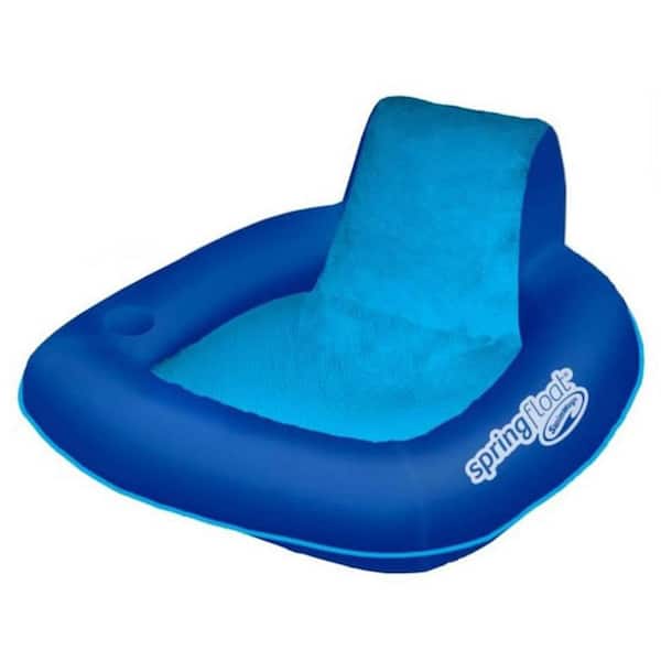Swim Ways Blue Spring Float SunSeat Water Pool Summertime Relaxation Lounge Seat