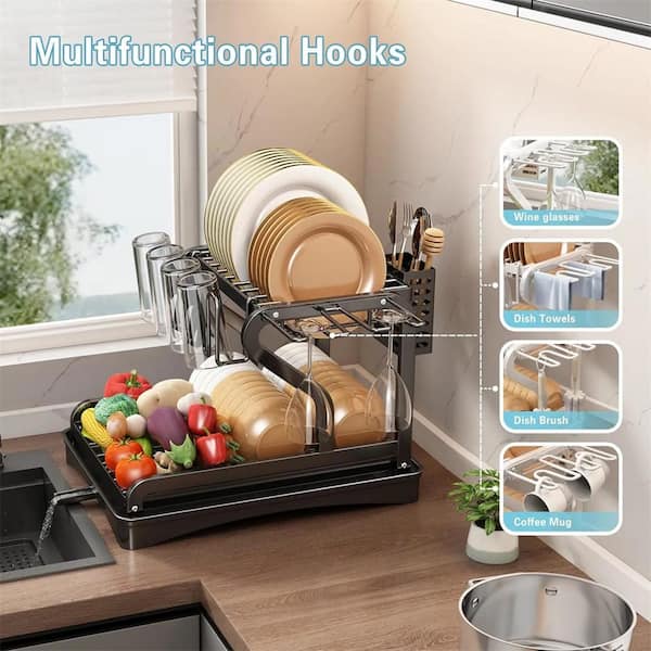 https://images.thdstatic.com/productImages/c9d6adc4-e767-49ff-8f30-8ee90a24d241/svn/black-aoibox-dish-racks-snsa22in389-1f_600.jpg