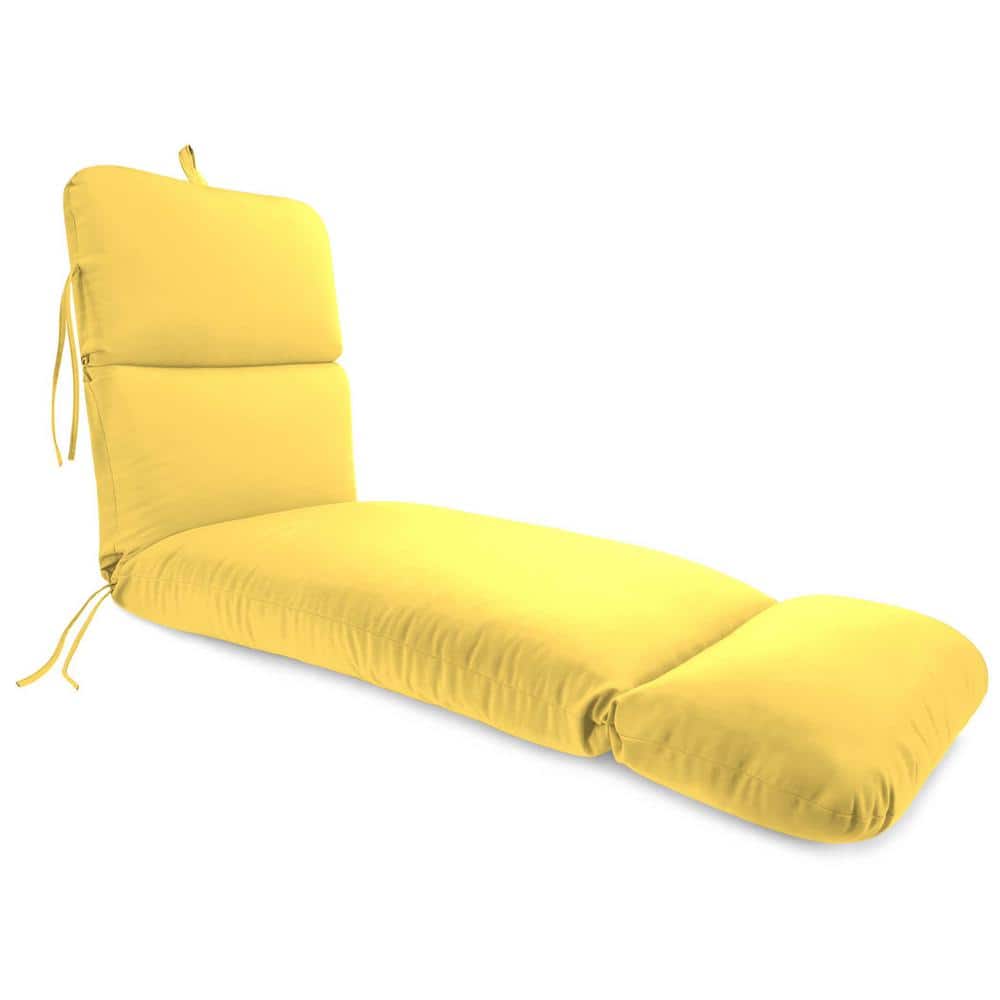 Jordan Manufacturing Outdoor Chaise Lounge Cushion in Sunray Yellow