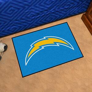 FANMATS Los Angeles Chargers Navy 3 ft. x 4 ft. All-Star Area Rug 38096 -  The Home Depot