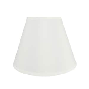 Aspen Creative Corporation 12 in. x 9 in. White Hardback Empire Lamp ...