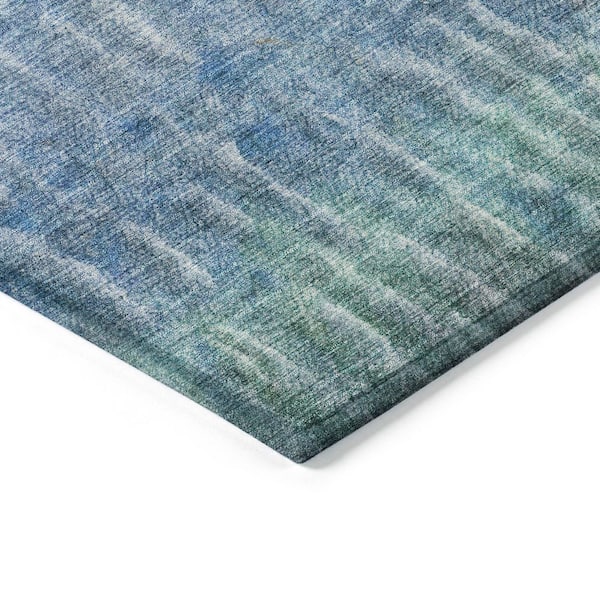 Chantille Machine Washable Indoor/Outdoor Abstract ACN2317 Blue 5 ft. x 7 ft. 6 in. Area Rug