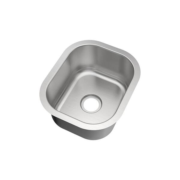 All-in-One Undermount Stainless Steel 15 in. Single Bowl Bar Sink with Polished Chrome Gooseneck Kitchen Faucet All-in-One Undermount Stainless Steel 15 in. Single Bowl Bar Sink with Polished Chrome Gooseneck Kitchen Faucet
