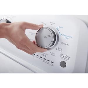 3.9 cu. ft. High-Efficiency White Top Load Washing Machine with Soaking Cycles