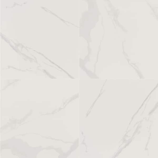 Ader Tegal 32 in. x 32 in. Polished Porcelain Marble Look Floor and Wall Tile (21.33 sq. ft./Case)