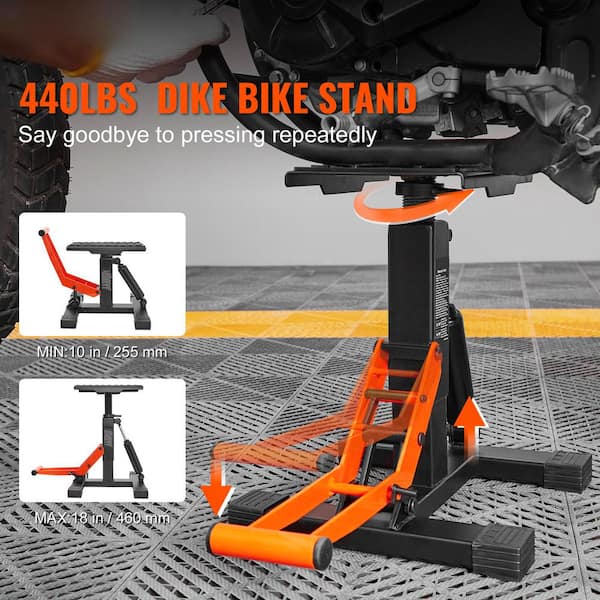 VEVOR Dirt Bike Lift Stand, Motorcycle Jack Lift Stand 1200lbs Capacity And Hydraulic Lift Operation Hoist Table Adjustable Height 98 183 For Dirtbike Repair Maintenance Dirt Bike Accessories 88727604 - View #10