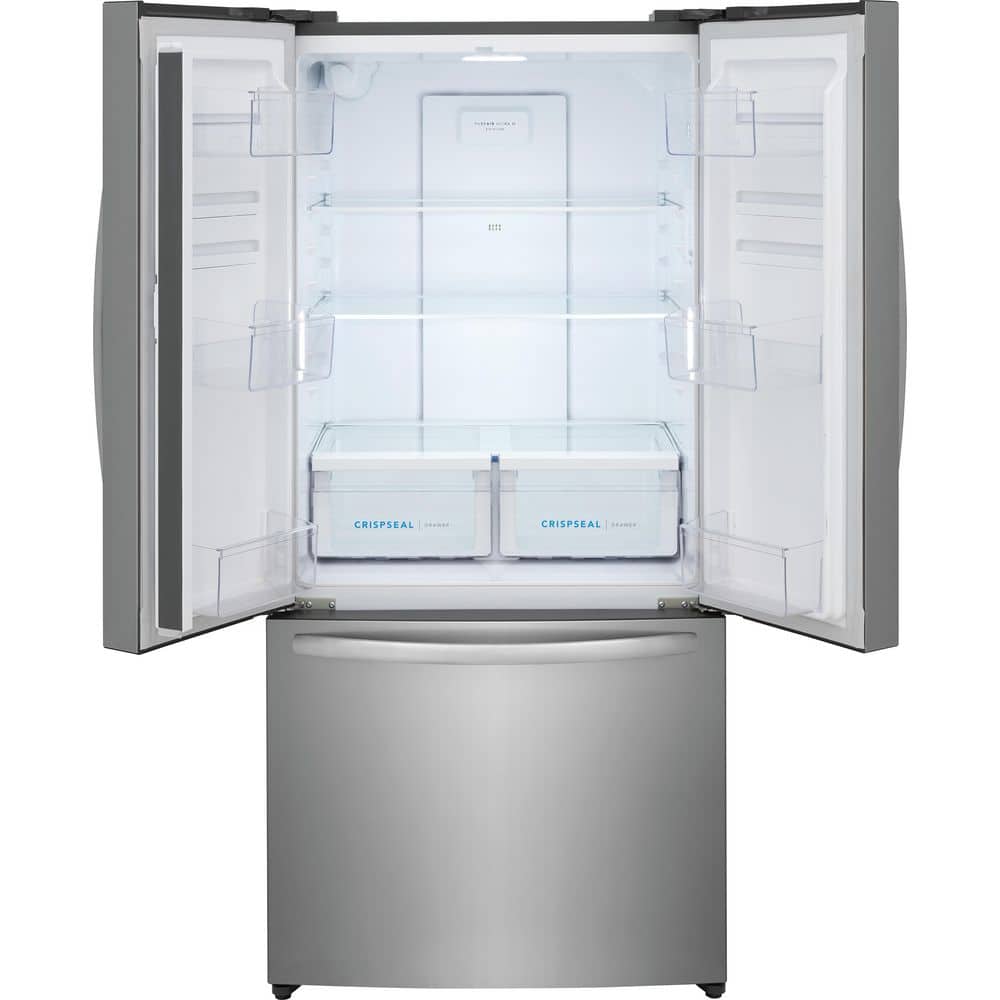 Frigidaire 17.6 Cu. Ft. Stainless Steel French Door Refrigerator with Ice Maker