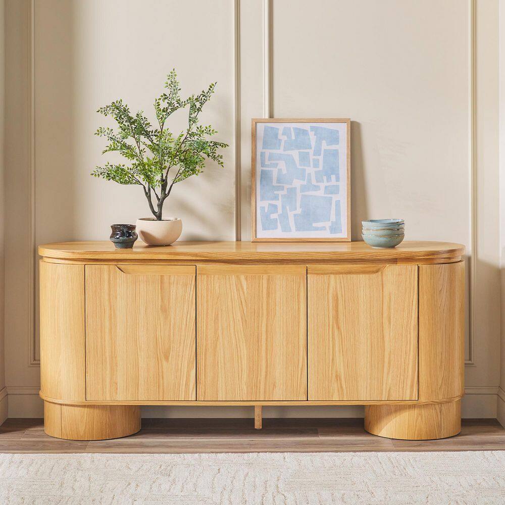 Reviews For Walker Edison Furniture Company Maya White Oak Modern Solid 