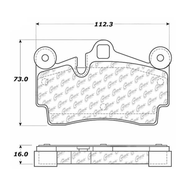 Centric Parts Disc Brake Pad Set