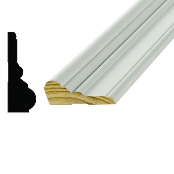 Alexandria Moulding WP 56 1-1/4 in. x 3-1/2 in. Primed Pine Finger-Jointed Casing