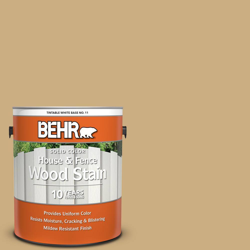 1 gal. #S310-4 Perennial Gold Solid Color House and Fence Exterior Wood Sta